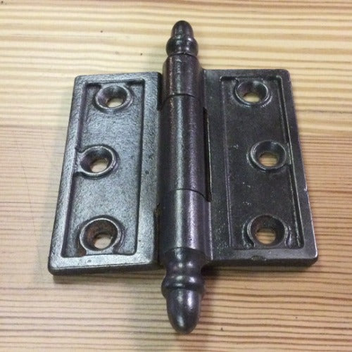 Antique Simple Cast Iron Acorn Door Hinge - 3