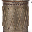 Tin Drum Containers w/Rope Details - 3 Sizes #3