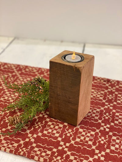 Reclaimed Wood Tea Light Holder