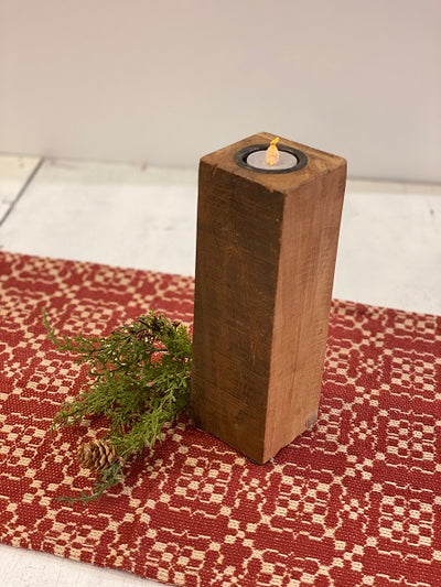 Reclaimed Wood Tea Light Holder