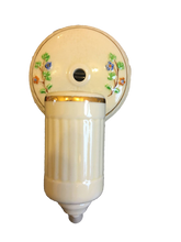 Load image into Gallery viewer, Antique Porcelain Bathroom Wall Sconce
