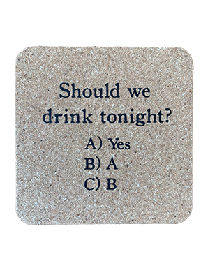 Cork Coasters - 8 Styles