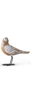 Whitewashed Resin Birds