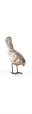 Whitewashed Resin Birds