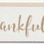 Engraved Wood Harvest Message Tabletop