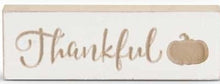 Load image into Gallery viewer, Engraved Wood Harvest Message Tabletop_CLEARANCE
