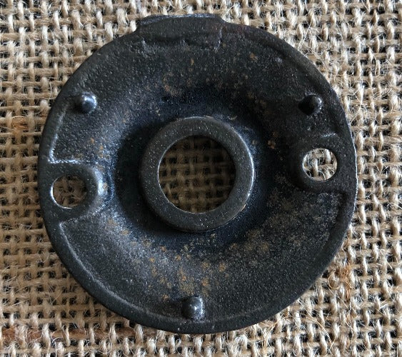 Cast Iron Door Knob Rosette/Escutcheon - 1⅞″ back